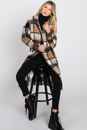 Nude Plaid Shacket
