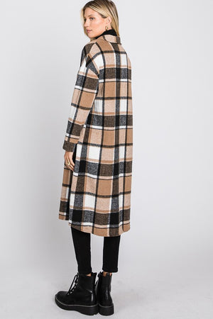 Nude Plaid Shacket