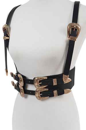 Statement Suspender Harness Belt