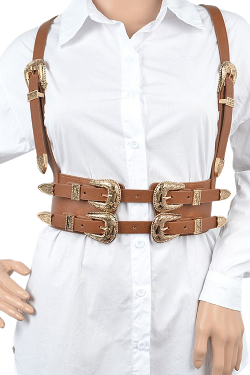 Statement Suspender Harness Belt