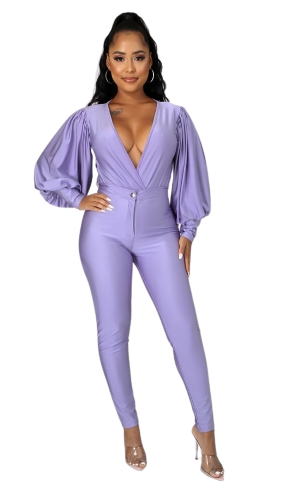 Royal Lady Satin Pant Set